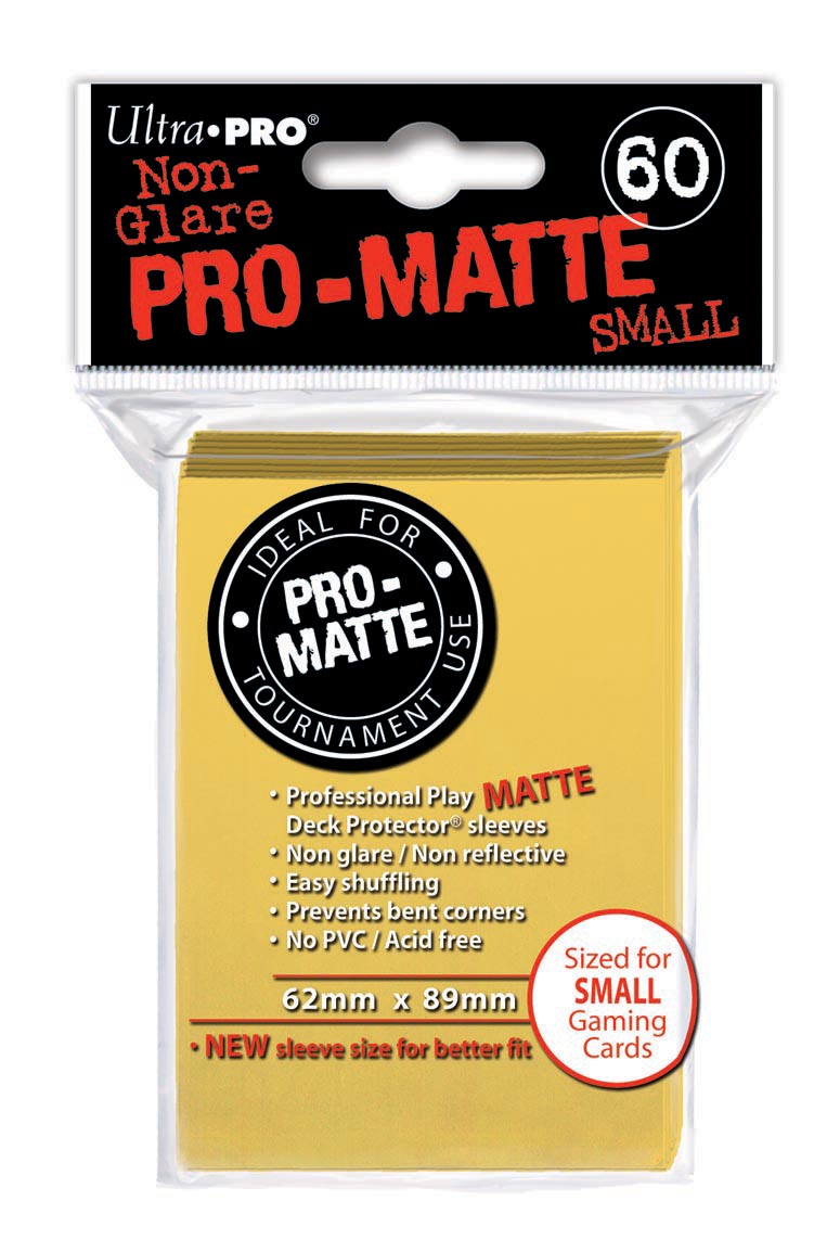 Orange 50ct Ultra Pro Pro-Matte Non-Glare Deck Protector Sleeves Pack 