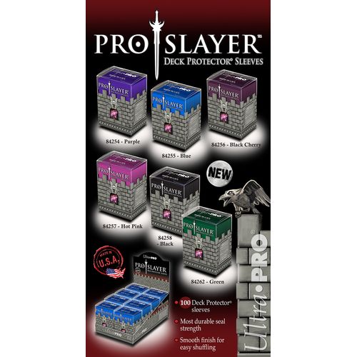 Slayer Hot Pink Ultra Pro Sleeves 100 Count Deck Protector Pro Brand New 