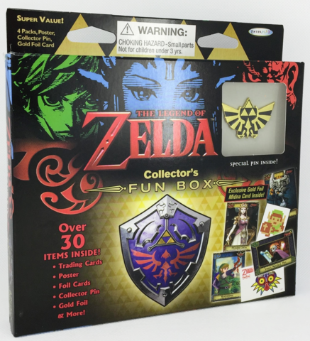 CARDS, TAGS PINS & MORE BRAND NEW & SEALED LEGEND OF ZELDA COLLECTOR FUN BOX