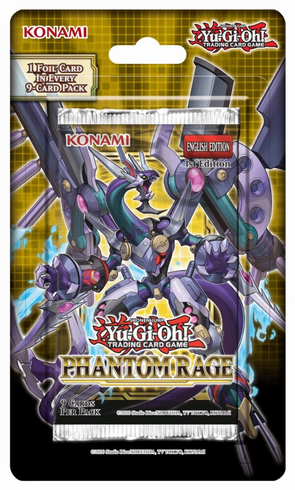 Yugioh Phantom Rage *5 Blister Packs* NEW Unopened FACTORY SEALED!! 
